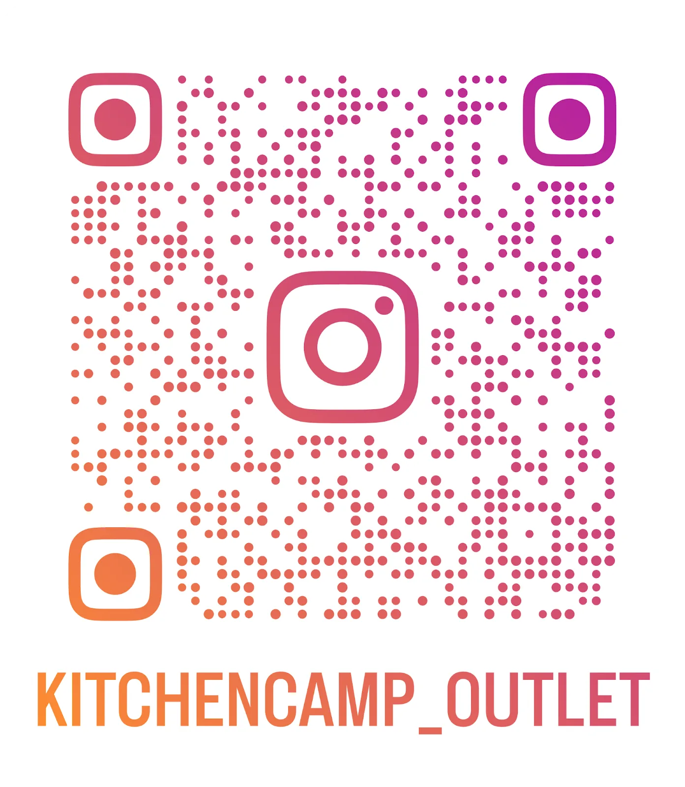 KitchenCamp OUTLET の Instagram アカウント kitchencamp_outlet のQRコード